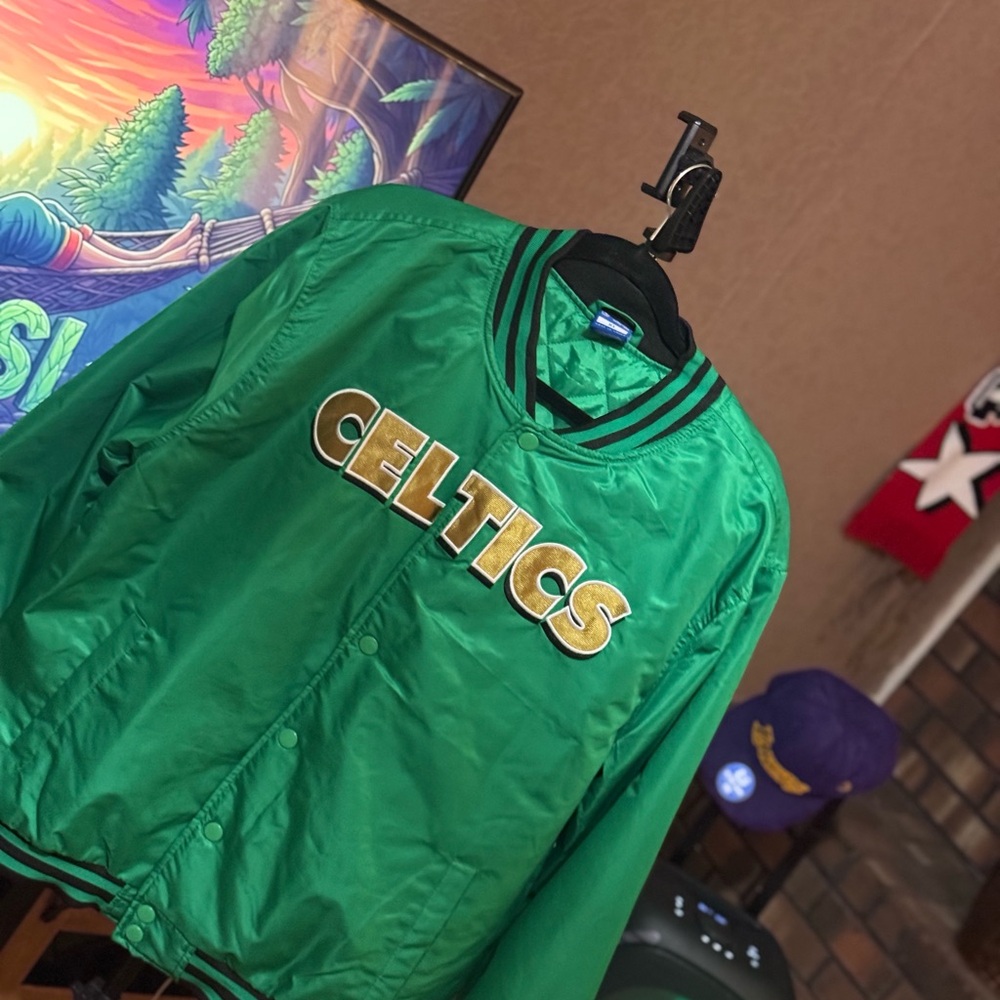 Mitchell & Ness Boston Celtics Green Jacket